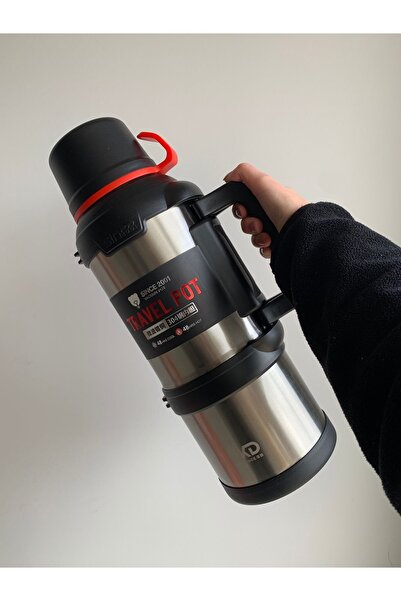 VACUUM 4 Litre Kamp Aile Boy Termos