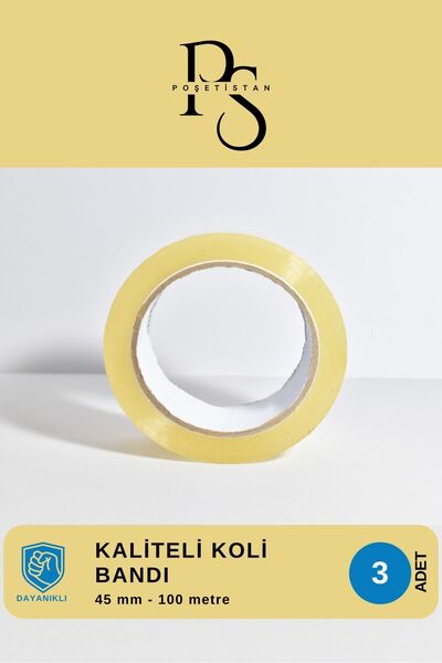 POŞETİSTAN Koli Bandı 45x100 3 adet