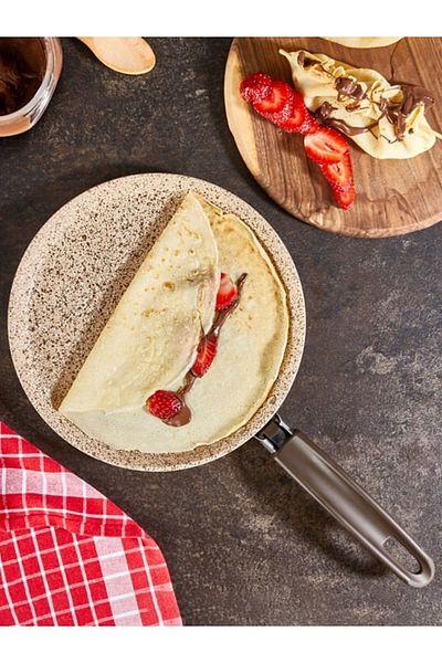 FALEZ Creamy Granite 24 Cm Crepe Pan