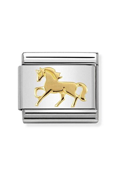 NOMİNATİON Composable Classic Dekoratif Link - Semboller - Dörtnala - (26 GALLOPİNG HORSE) 18k Altın