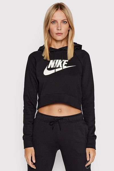 Nike Îmbrăcăminte sportivă Essential Hoodie Hanorac cu glugă Negru Dr