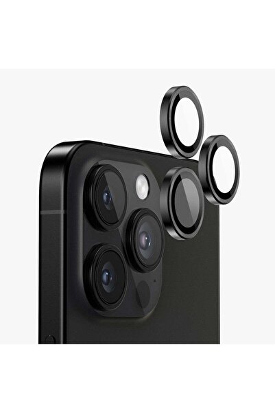 bbtech iPhone 16 Pro ve iPhone 16 Pro Max ile Uyumlu 9H Lens Mercek Koruyucu Cam