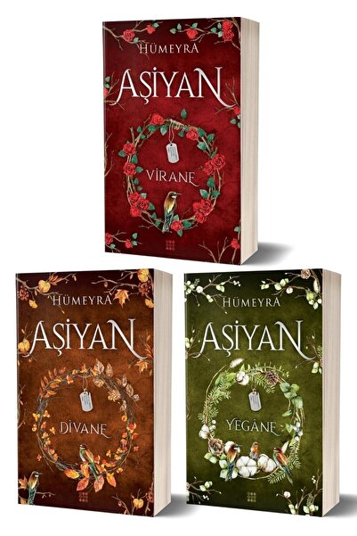 Dokuz Yayınları Aşiyan Serisi 1 - 2 - 3 Virane - Divane - Yegâne 3 Kitap Set Bdrkitap
