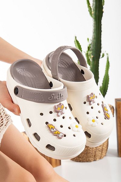 PLN SHOES Άνετη σόλα Υψηλής κλίμακας Hospital Cook Nurse Doctor Παντόφλες Σταυρωτά σανδάλια Sabo