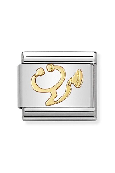 NOMİNATİON 18k Altın Stetoskoplu Paslanmaz Çelikte Composable Klasik Günlük Yaşam