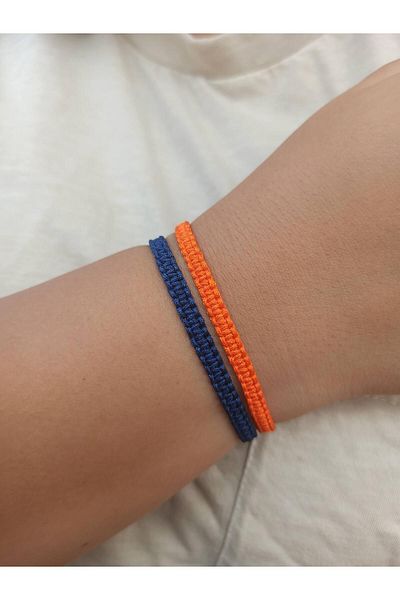 TREND Set of 2 Knitted Macrame Rope Bracelet