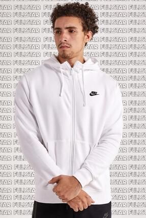 Nike fc logo hoodie in white hotsell