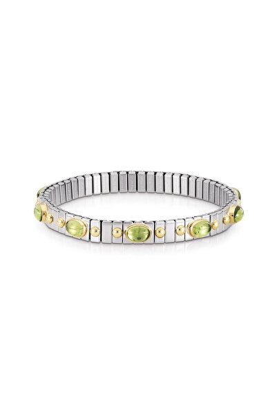 NOMİNATİON Extensıon Bracelet (s) In Stainless Steel With 18k Gold And 10 Sto...