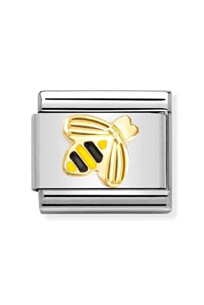 NOMİNATİON Composable Classic Dekoratif Link - Semboller - Elmas Kaplı Arı - ...