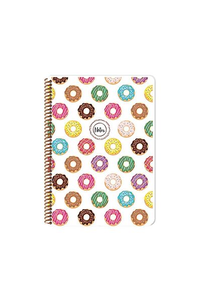 KESKİN COLOR Caiet Sharp A4 80 Yp. pătrat Pp Kp.spr.donuts (1 bucată)