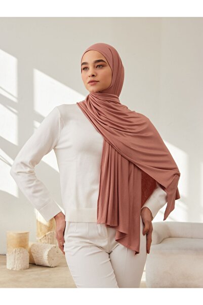 Femple Modest Premium Jersey Hijab - Χρώμα: Terracotta, Διάσταση: 180x70 cm