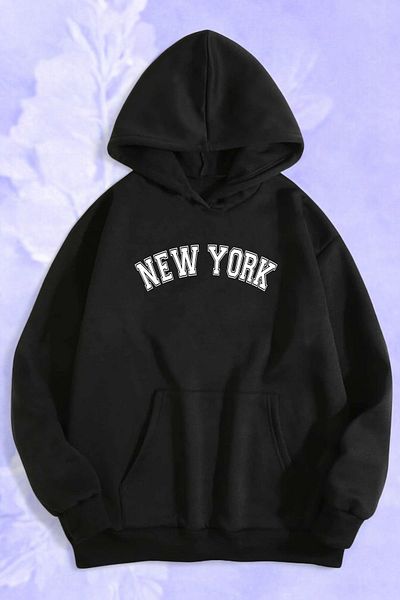 uyguntarz Голям суитшърт с принт New York