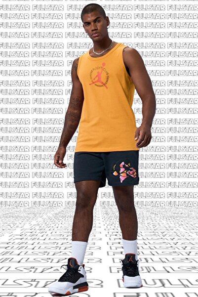 Nike Jordan Mvp Flight Cotton Tank Top Singlet Orange Pamuklu Erkek Spor Atlet Turuncu