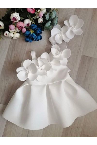 Girl's Pearl Orchid Dress (Suitable for 2 Years Old, Size 2 Years Old)