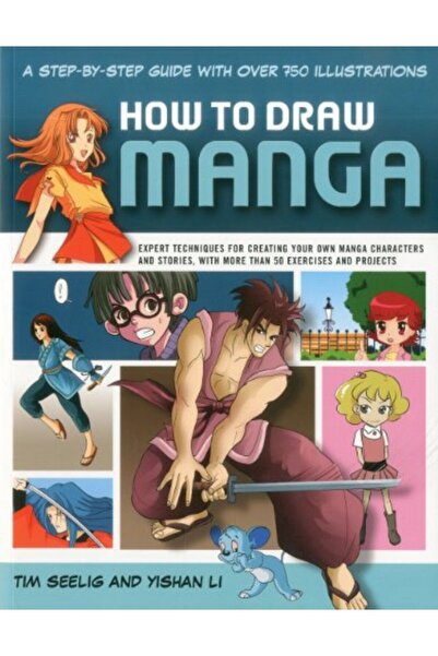 Marston Book Services Ltd كيفية رسم المانجا: دليل خطوة بخطوة مع أكثر من 750 ر...