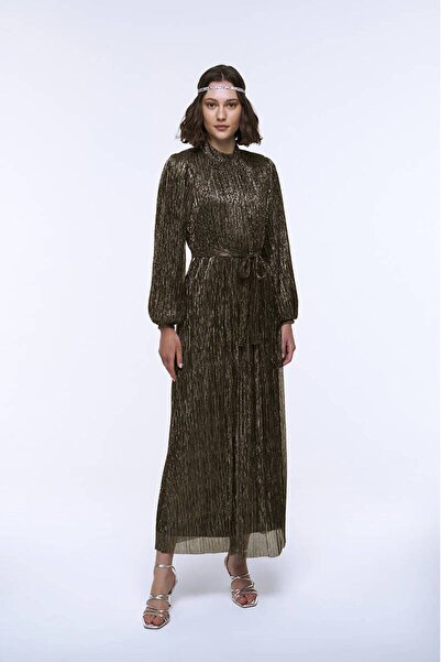 BE BLUE GOLD VINTAGE NIGHT DRESS