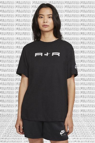 Nike Air Graphic Oversized Reflector S. S. Tee Unisex Ανακλαστικό Μαύρο T-shirt