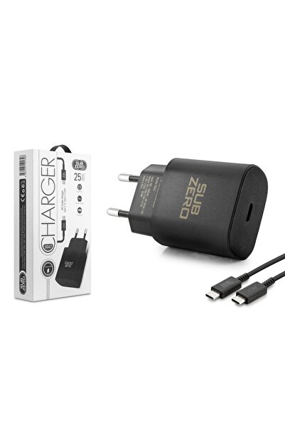 Subzero Samsung Galaxy A23 uyumlu Şarj PD25W Hızlı Şarj Adaptörü Type-C çıkış...