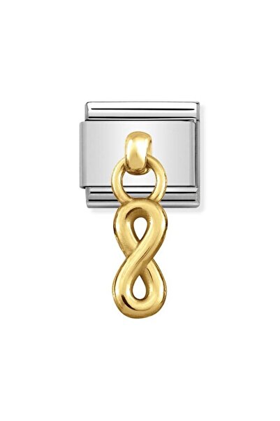 NOMİNATİON Composable Classic Charms And Steel And 18k Gold Infinity