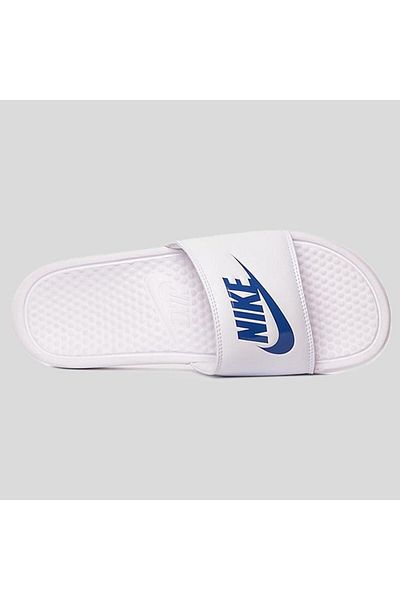 Nike Futura Benassi Slide Alb-albastru Papuci unisex alb-albastru cu o singură curea