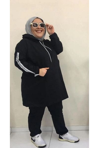 CNG MODA Casual Pattern Oversize Tracksuit Set
