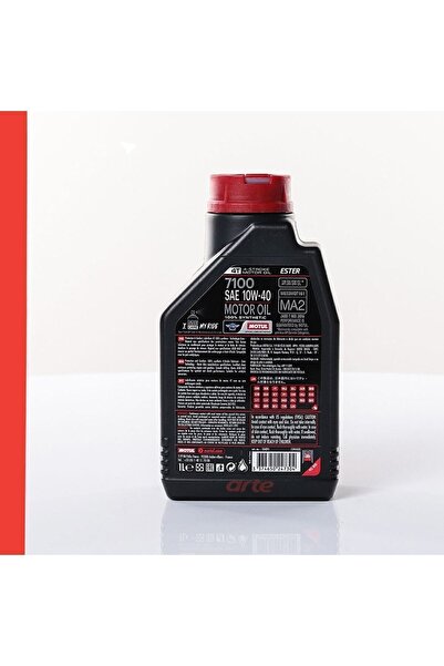 Motul 7100 10w40 1lt %100 Sentetik 4t Motor Yağ 4 Adet Yeni Tarihli Ürün