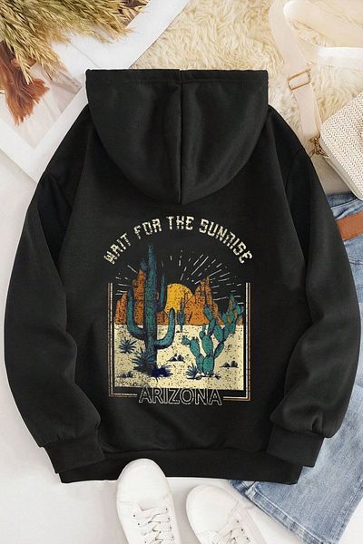 uyguntarz Oversize mikina s potiskem Arizona