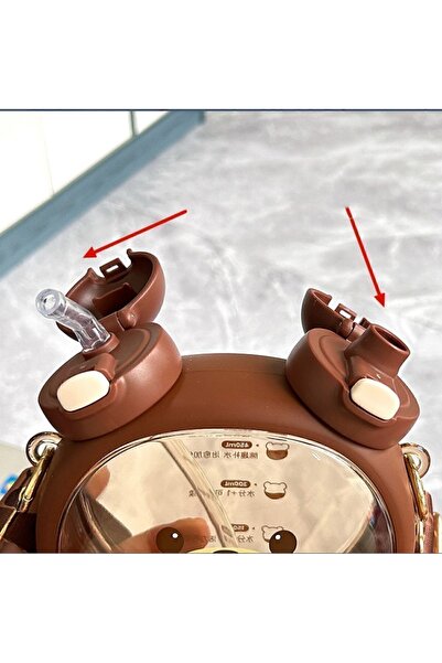 Luca Mia 750 ml Cute Teddy Bear Figured Water Bottle