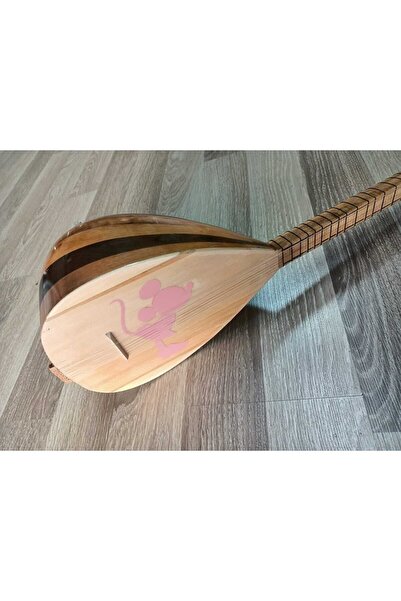 İDOL MÜZİK ALETLERİ Cura Pembe Mickey Mouse Desenli Tam Set Çocuk Sazı