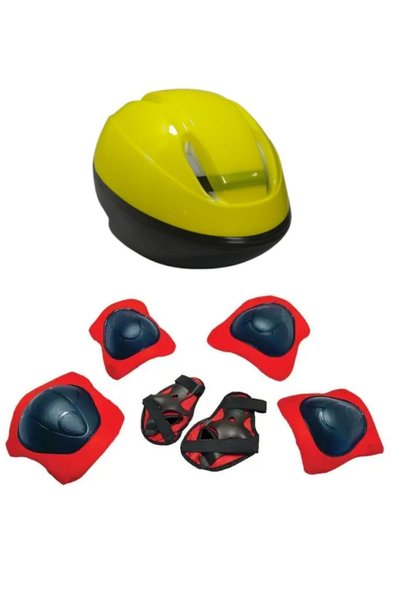 Genel Markalar Çocuk Kask Dizlik Kaykay Bisiklet Scooter Paten için Kask Dizl...