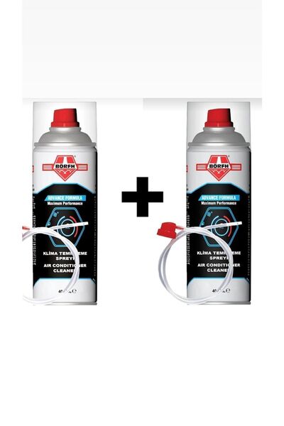 Börfh Klima Temizleyici Sprey 400 Ml Hortumlu 2 Li Set