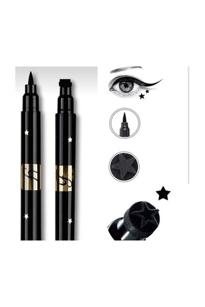 Mardinal Star One Side Pencil One Side Star Printed Eyeliner