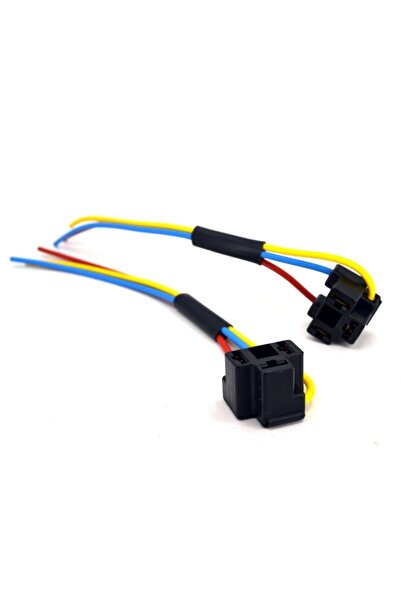Adams 2 Adet H4 Ampul Duyu Atom Far Fişi 1.5mm Kablolu Soket