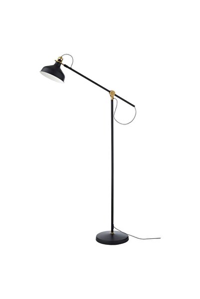 IKEA Ranarp Yer Ve Okuma Lambası, Siyah, 153 Cm