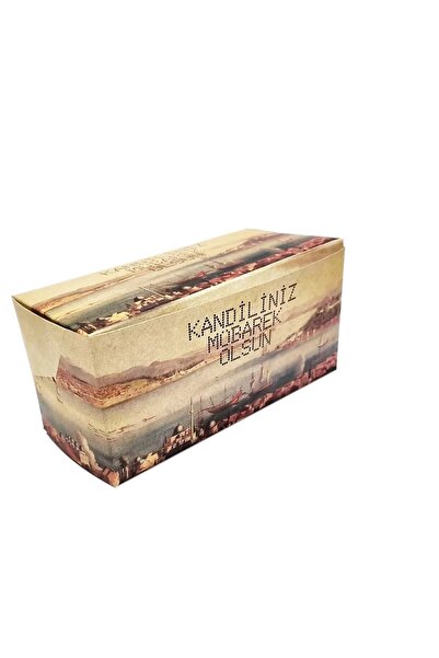 PİKNİK PAKETİ Kandil Simiti Kutusu (10'LU) 50 Adetli Paket(İSTANBUL BASKILI)