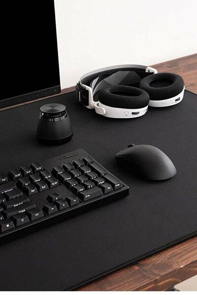 AfterTimes 4XL Büyük Boy Siyah Mousepad, 120x60cm Oyun Gamepad, Şık Masa Üstü...