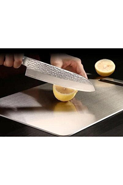 Generic Brand Design Baby Antibacterial Stainless Steel Cutting Board 25X15 cm Gfcsale 210035