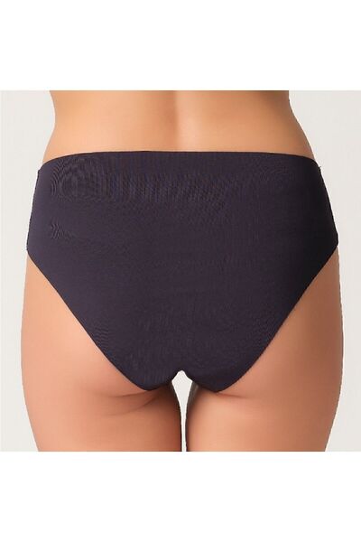 Rise And Valeria 3-Piece High Waist Laser Cut Seamless Women's Panties Black
