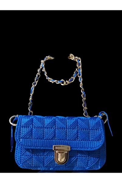 ÇANTA Kanvas El Yapımı Örgü Müjde Home&butik