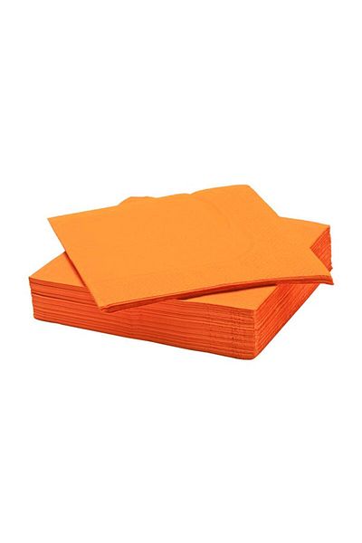 partideyince 20pcs Orange Halloween Napkin - Halloween Party Napkin