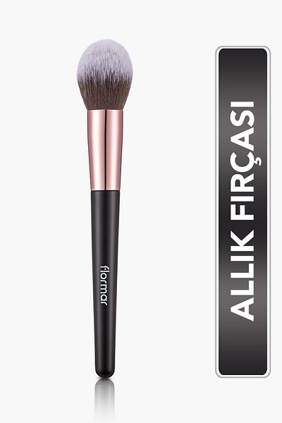 Flormar Round Tip Cylinder Blush Brush - Blusher Brush - 004 -8690604597697
