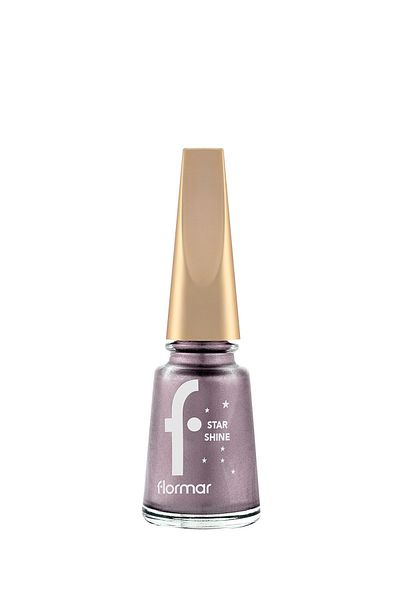 Flormar Metallic Shiny Nail Polish - Star Shine Nail Enamel - 003 Lılac Sparkle-8690604564132