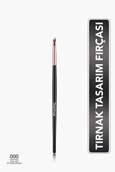 Flormar Kesik Uçlu Düz Nail Art Tırnak Fırçası - Nail Art Styling Brush - 023 - 8690604597888