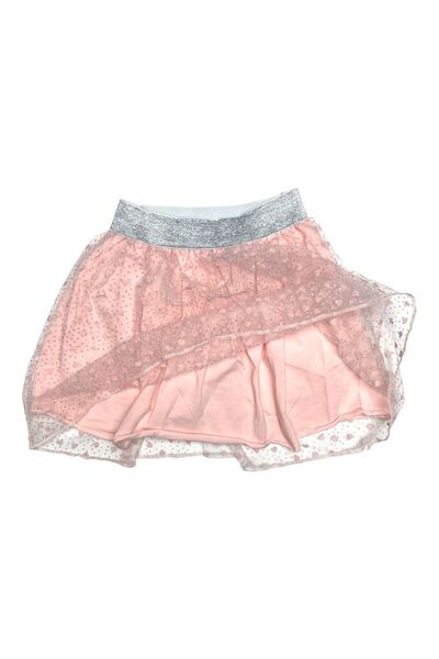 Cloise Дитяча спідниця з тюлем, рожева з сердечками