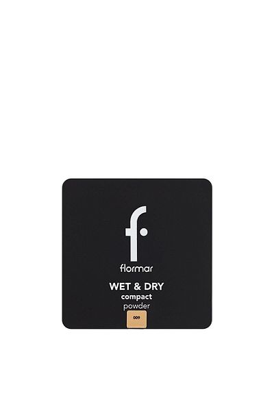 Flormar Islak-Kuru Kremsi Pudra - Wet&Dry Compact Powder - 009 Honey - 8682536053778