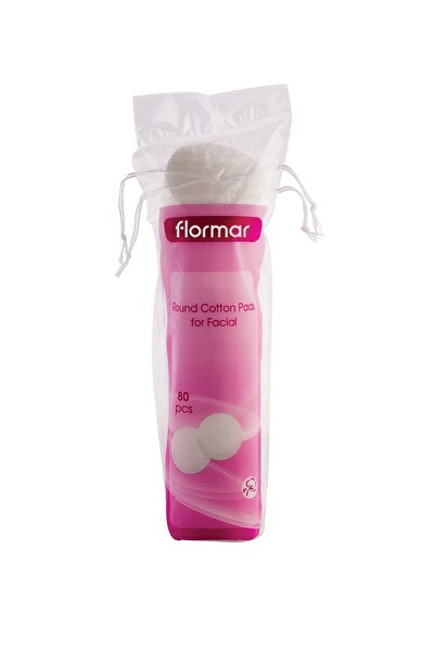 Flormar Yuvarlak 80'li Makyaj Temizleme Pamuğu - Cotton Pads - 001 - 8690604175031