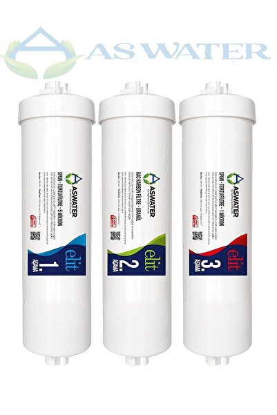 As Water İhlas Aura Cebilon Silver Plus Ve Tüm Kapalı Kasa Cihazlar Ile Uyumlu Elite Serisi Filtre Seti