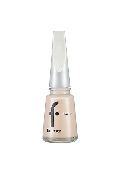 Flormar Shiny Nail Polish - Beige Pearly Nail Enamel - Pl372 Tender Beige