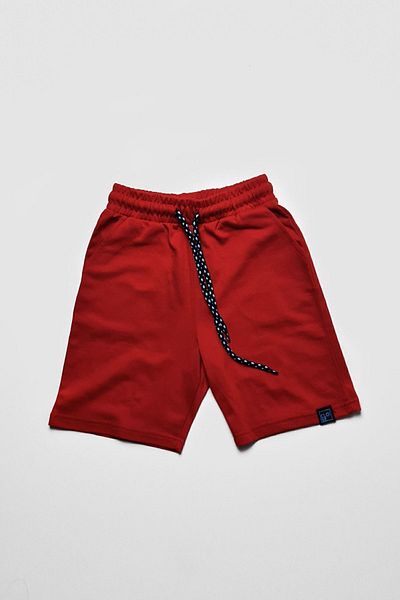 Cloise Boy's Red Shorts with Colored Cord