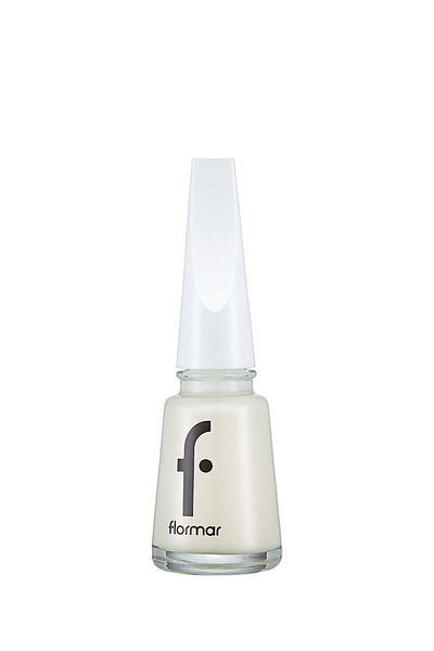 Flormar High Pigmented Shiny Finish Nail Polish - Nail Enamel - 227 Milk Foam New